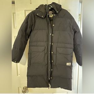 Black North Face winter jacket